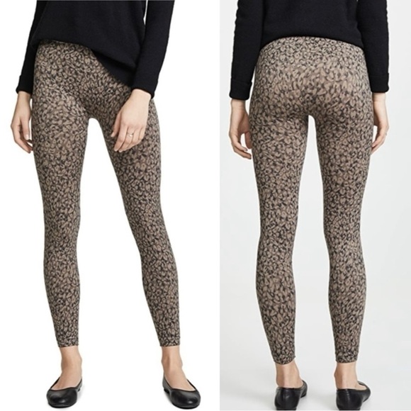 Spanx Look At Me Now Leggings in Mini Leopard Size XL Full Length Shape Wear - Picture 3 of 10